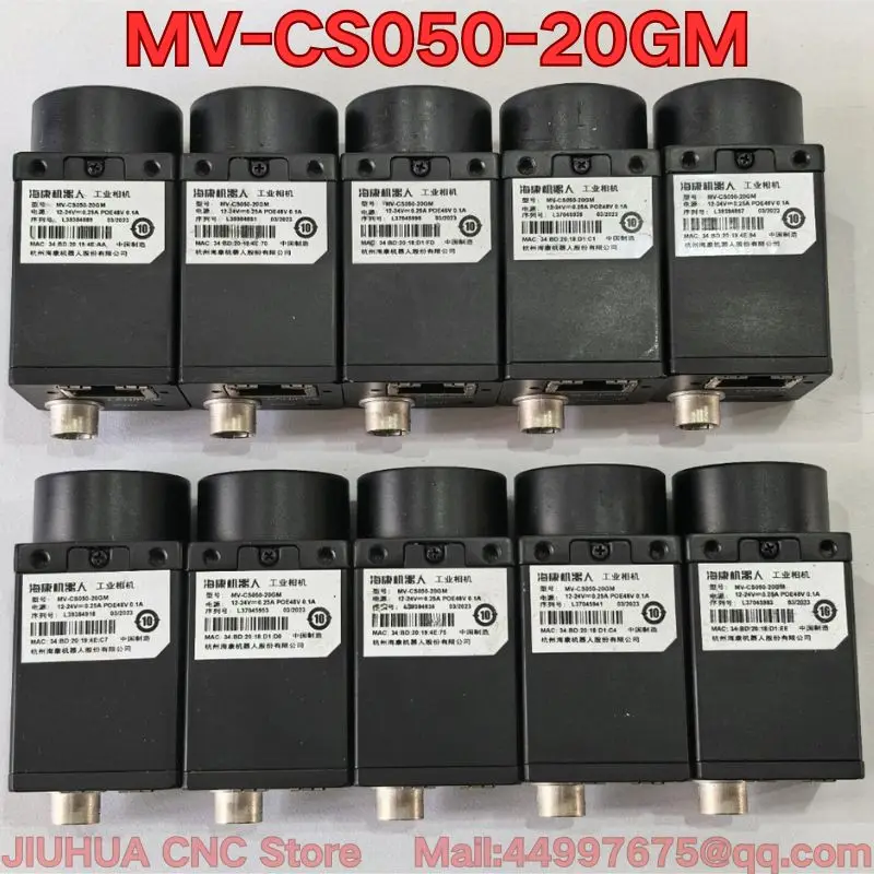 

Used MV-CS050-20GM industrial camera, functional test normal.