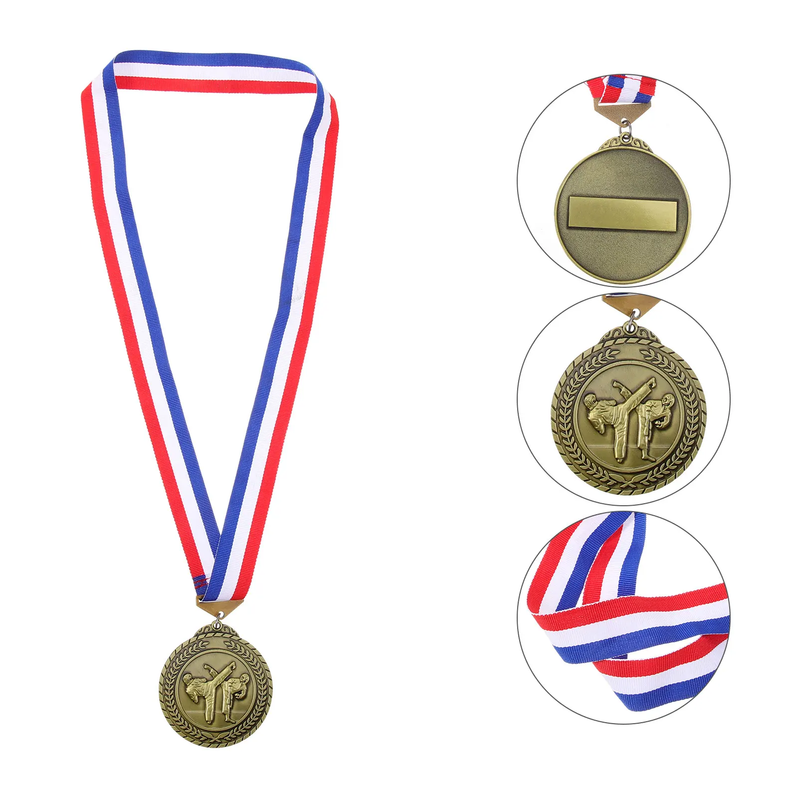 

Decorate Child Track Medal Hanger Display Zinc Alloy Award Medals with Neck Ribbon