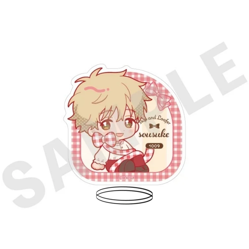 Anime Skip and Loafer Ribbons Collection Sousuke Shima Mitsumi Iwakura Q-Style Acrylic Stand Model Plate Keychains Desk Decor
