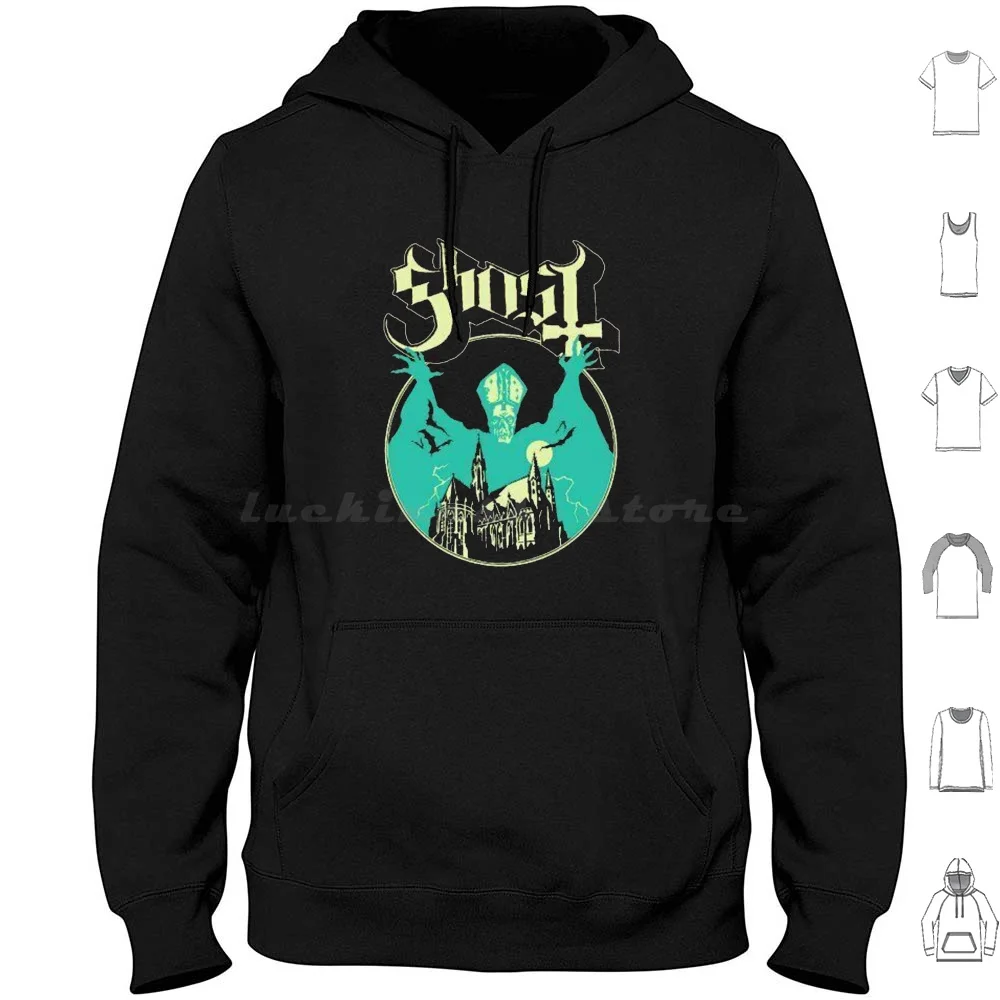 The Maleficient Hoodies Long Sleeve Ghost Bc Live Ghost Band Ghost Band Live Band Ghost Band Explained Ghost Band Face