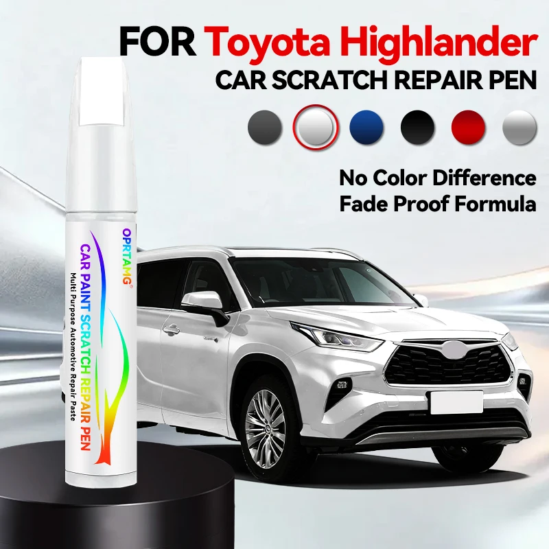 

Ручка-корректор для ремонта автомобильной краски, средство для удаления царапин, аксессуары для авто DIY, белый 089, красный 3T0, черный 209, серый 1G3 для Toyota Highlander