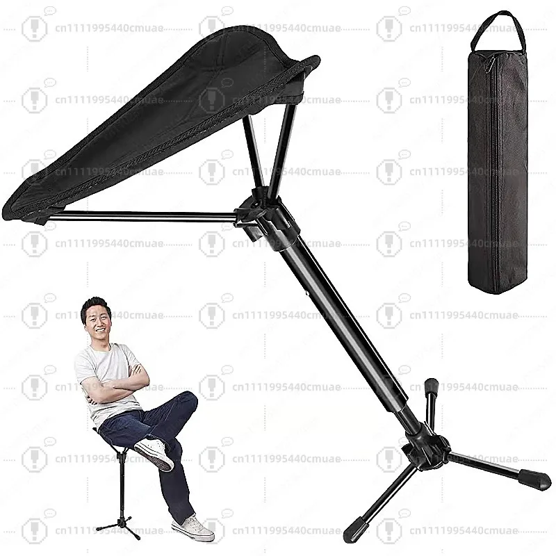 Outdoor Retractable Folding Stool Portable Maza Stainless Steel Camping Chair Bench Fishing Stool