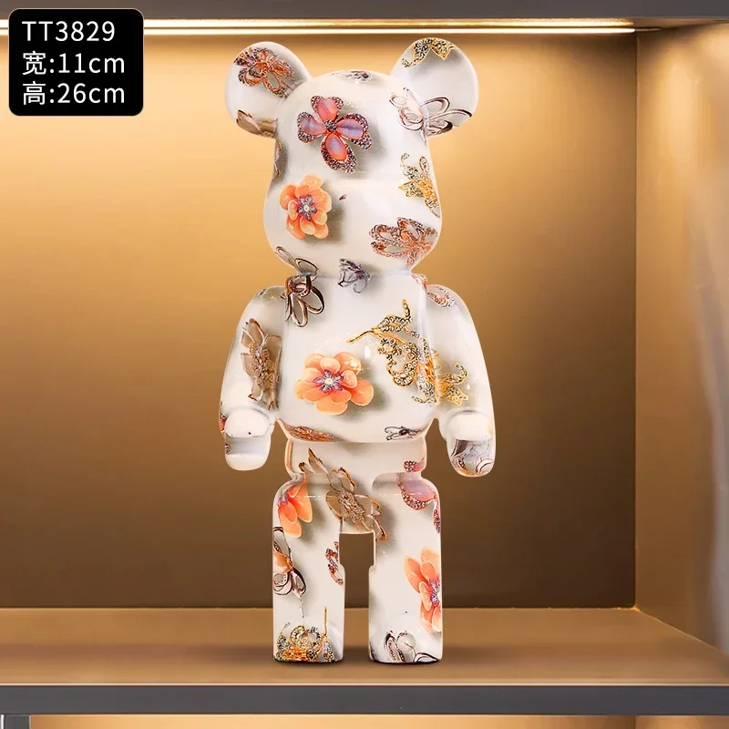 

Multicolor Apricot Blossom 400% Violent Bear Series Decorations for Living Room and Office Desk People Fashion Decoration