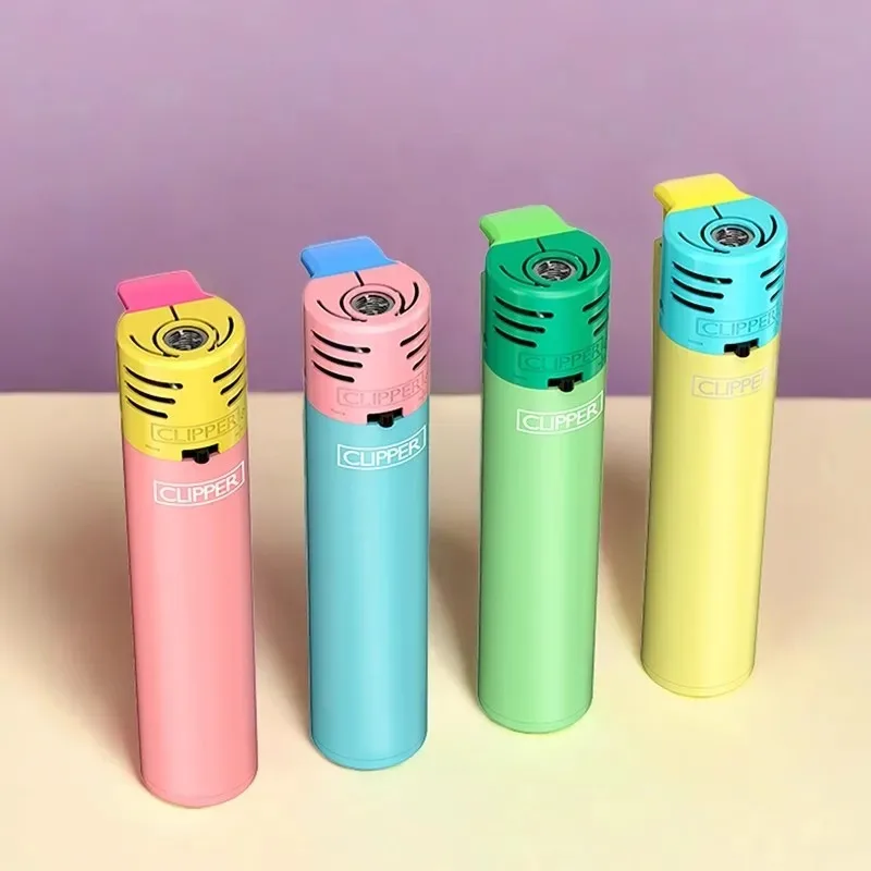 Clipper Metal Macaron Jet Gas Lighter Outdoor Windproof Portable Turbo Torch Lighter for Men's Gift Cigarette Accessories - Image 3
