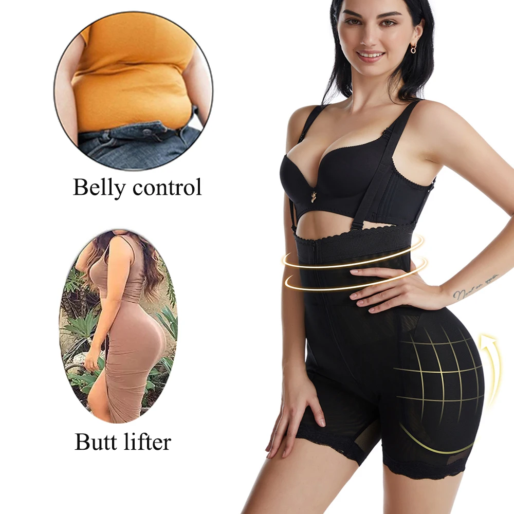 Women Butt Pad Underwear Hip Shapewear with Buttlifter High Waist Trainer Body Shaper Hip Enhancer Shapewear