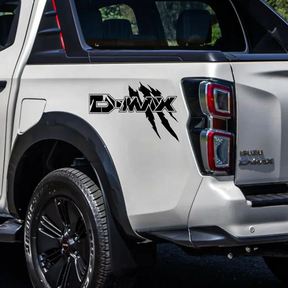 جسم السيارة الجانب ملصق ل ايسوزو D-Max UTE LS SX تقليم شاحنة بيك اب السرير الرسومات مخلب التصميم ديكور غطاء ملصق مائي اكسسوارات السيارات