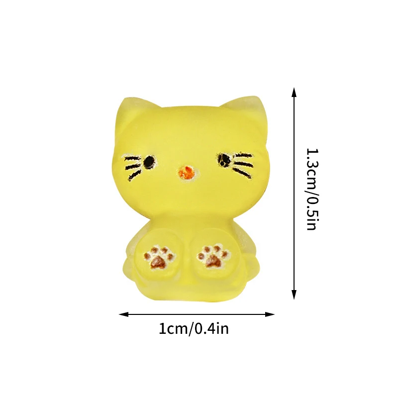 Lichtgevende Sanrio Hello Kitty Nail Art Decoraties 3d Acryl Bedels Kawaii Kleurrijke Cat Strass Diy Manicure Tools Onderdelen