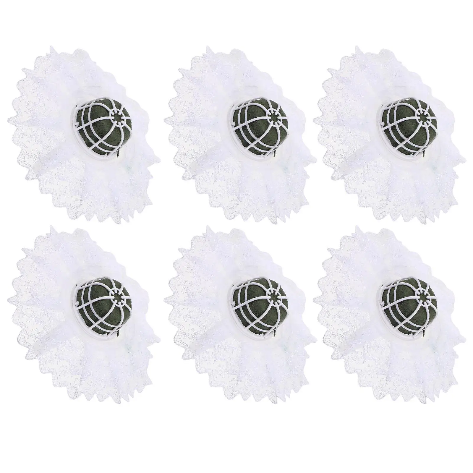 

6 Pcs Flower Mud Holder Floral Arrangement Tool Absorption Wedding Bouquet Bride