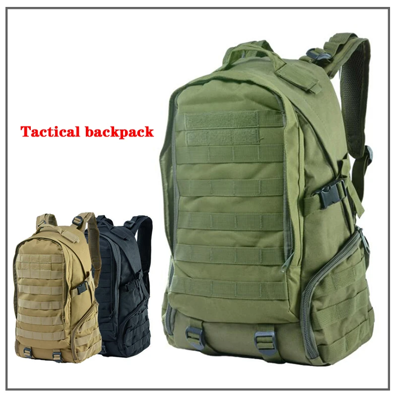 Mochila táctica militar de gran capacidad adecuada para hombres y mujeres, mochila impermeable para exteriores, mochila para senderismo, mochila