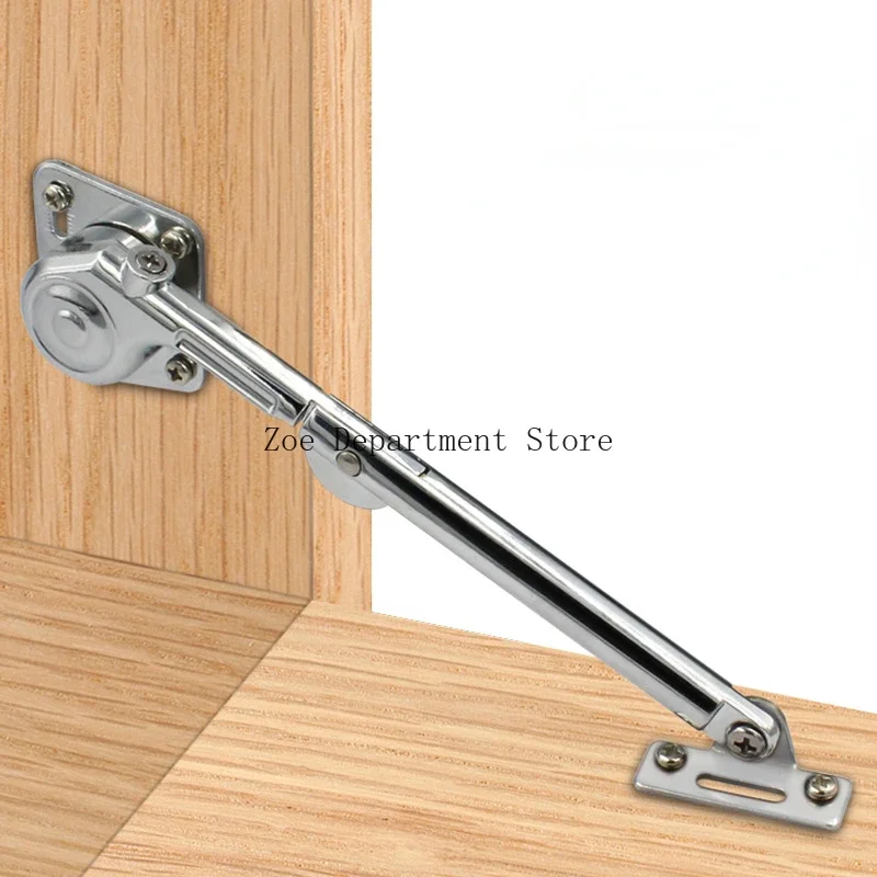 2Pcs(1Pair)  Oil-Dampered Hydraulic Zinc Alloy Flap Up Down Strut Stay Support Furniture Cabinet Dressing Cupboard Door