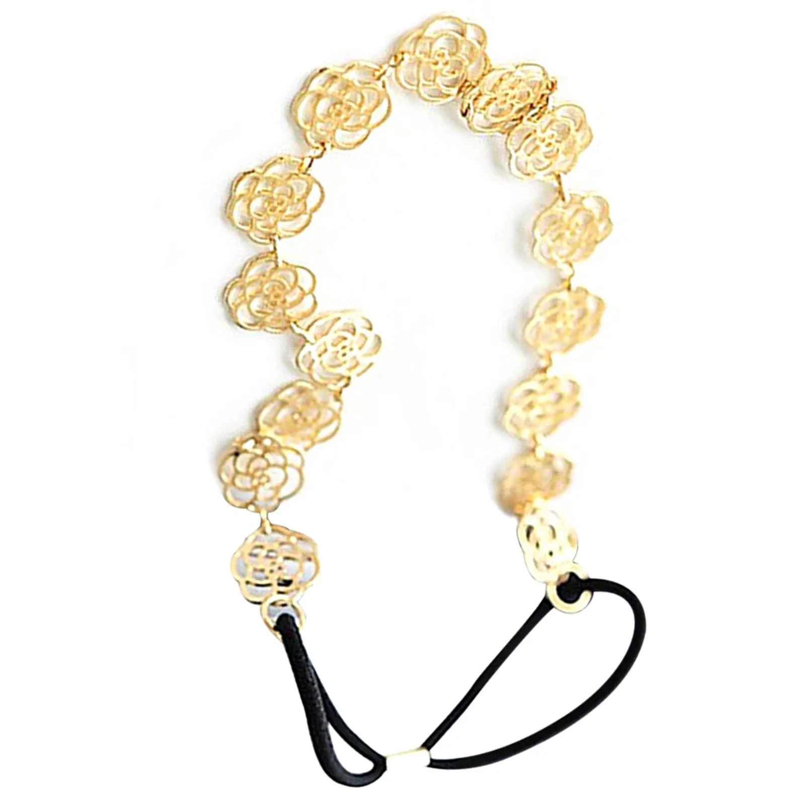 

Модная повязка для волос с розой для женщин и девушек: эластичная, удобная, легкая, быстрое решение для укладки густых и вьющихся волос, повседневная.