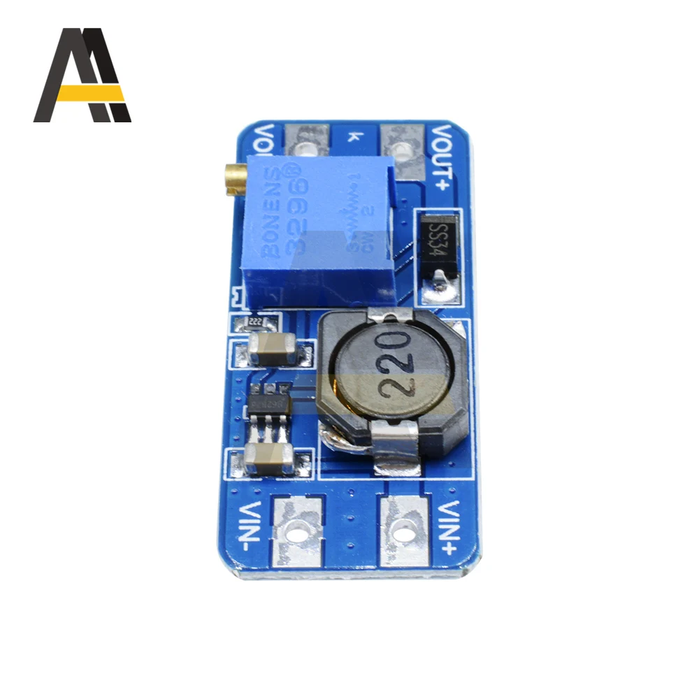 MT3608 دفعة وحدة DC-DC تصعيد محول الداعم وحدة امدادات الطاقة مجلس 2A ماكس 2 فولت-24 فولت إلى 5/9/12/28 فولت لاردوينو
