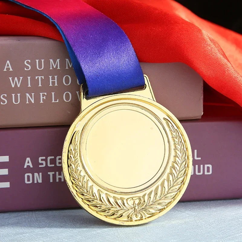 6.5cm Metal Medals Award Sports Class Rewards Free Customized Printed or Engraved LOGO Medal Award For Competitions Souvenir
