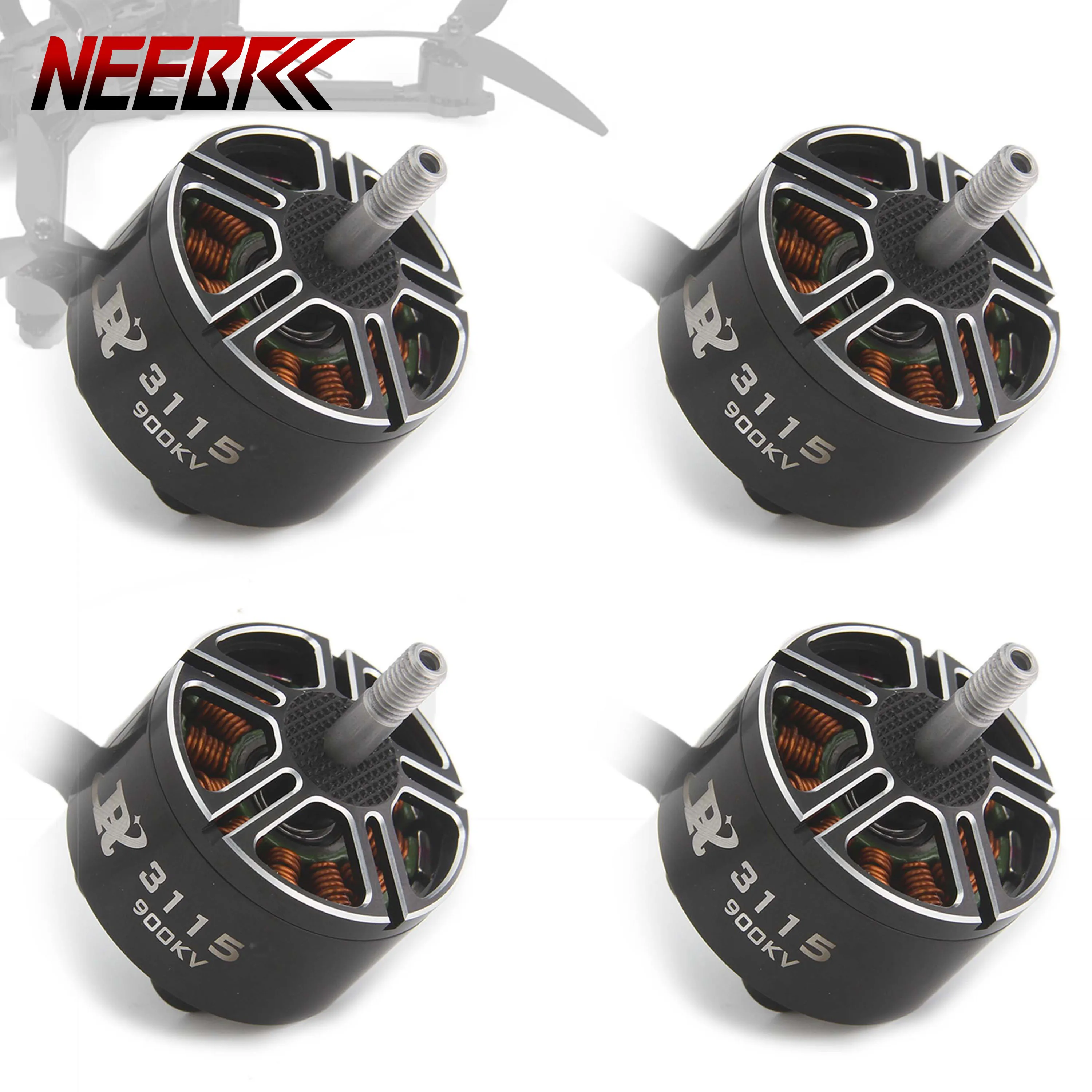 

3115 900KV Drone Motor Outrunner Brushless for RC Mark4 V2 10inch FPV Racing 1050 Propeller Plane Aircraft X-Class DIY ESC Part