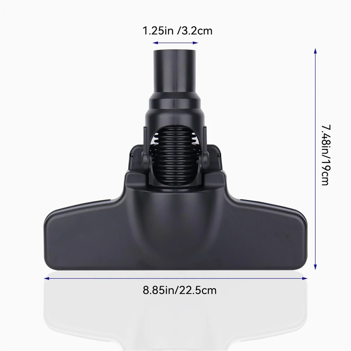 BEST 1 1/4インチ 32mm 真空フロアブラシアタッチメント、ユニバーサル掃除機ターボブラシ交換用、硬い床、カーペット、タイル用