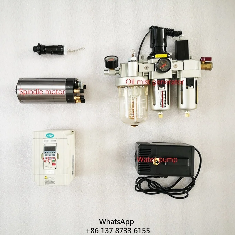 Grinding Machine Use Internal And Outer Grinding Use Electric Spindle Kit 80mm 2KW 90000rpm Grinding Spindle Motor