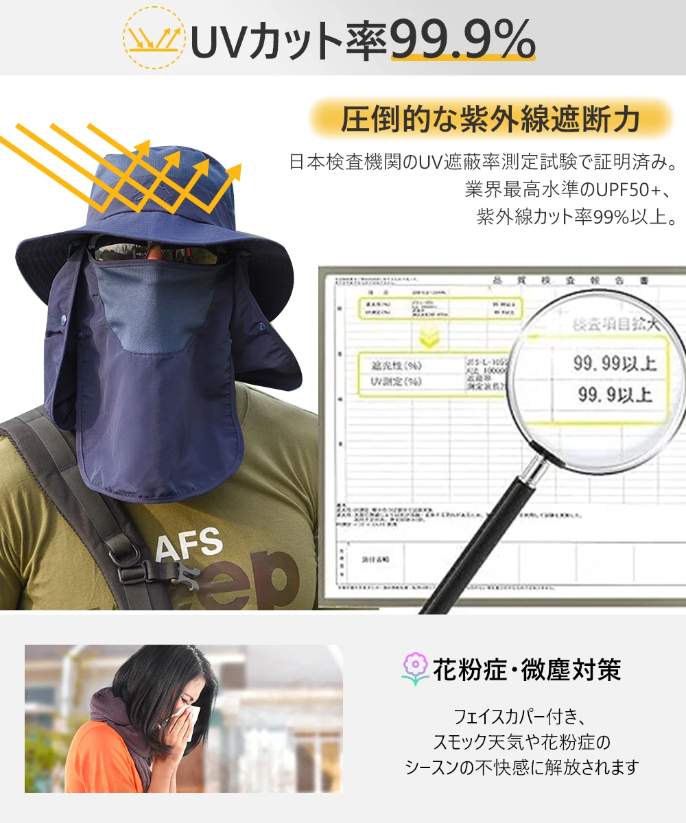 Goture Foldable Outdoor Hunting Fishing Cap for Men Women Hiking Camping Visor Bucket Hat Summer Sun Beach Hats