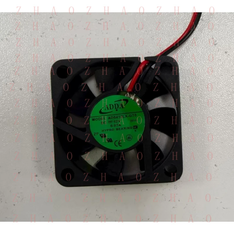 L+ 1PCS for ADDA AD0412LX-G70 4010 DC12V 0.07A 4cm Industrial Cooling Fan Small Quiet