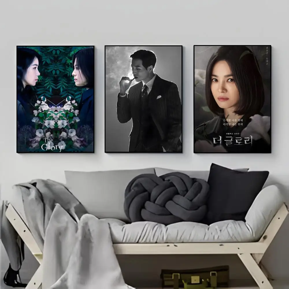 Korean Hot Revenge Drama TV T-The G-Glory 2 Poster Poster HD  Waterproof Wall Sticker Bar Living Room Decor Gift