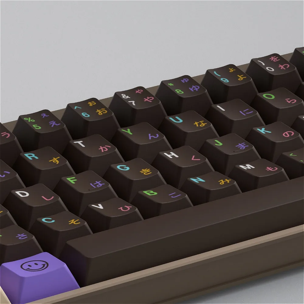 Donut, Keycap 128 Keys, Cherry PBT for 61/64/87/104/108 GMK67 Gaming Mechanical Keyboard