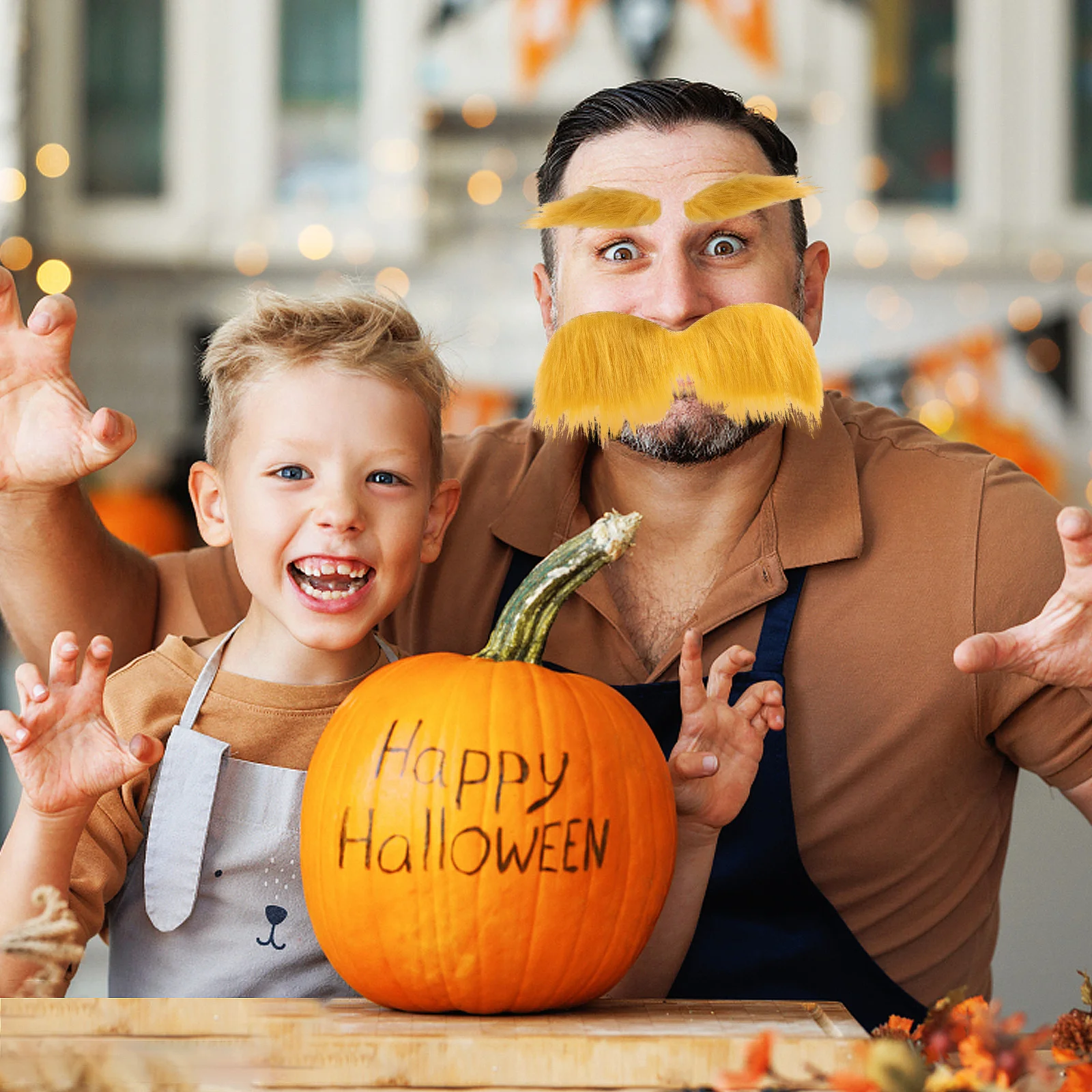 

Легкая удобная искусственная борода, брови, реквизит для косплея, товары для вечеринок, костюм на Хэллоуин, украшение для вечеринки, борода