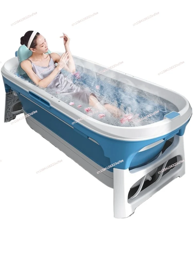 Household Adult Folding Adult Bath Bucket Thickened Artifact Full Body Sweat Steaming Bath Basin