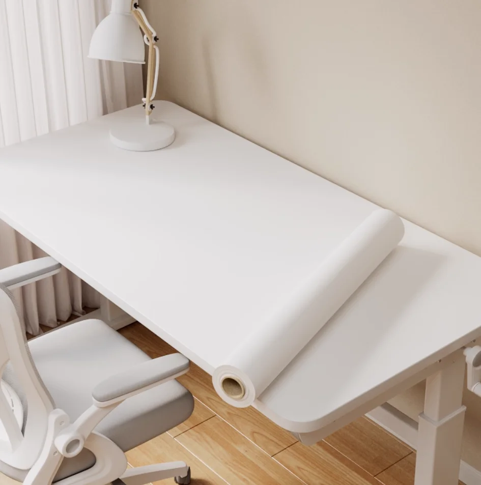 

Водостойкие матовые обои, белые виниловые самоклеящиеся наклейки для настенной мебели, гостиной, контактная бумага, домашний декор