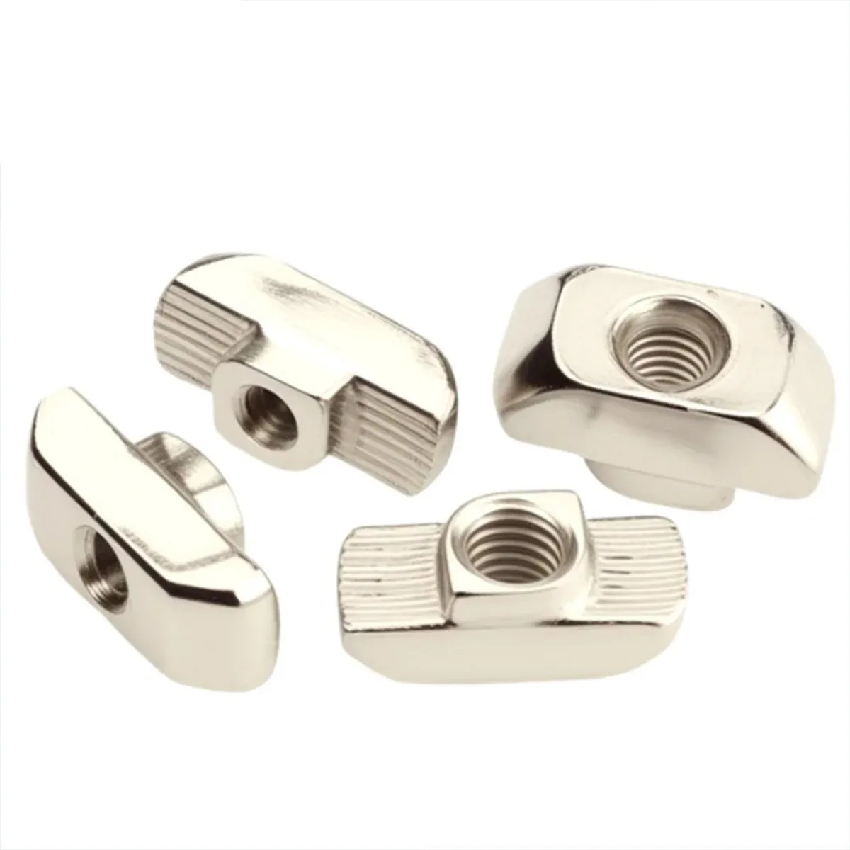 M3 M4 M5 M6 M8 T Nut Carbon Steel Nickel Plated Sliding T Slot Nut for 2020 3030 4040 Series Aluminum Profile
