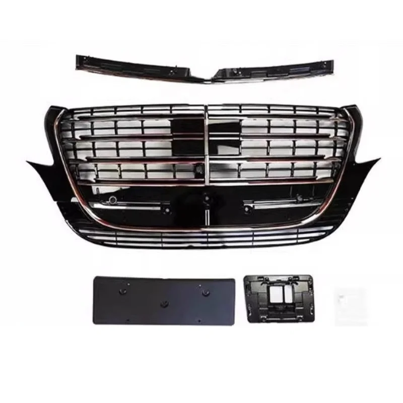 

Решетка переднего бампера для Mercedes Benz vito V300 V300L 24-25, модифицированная решетка радиатора, сетка, накладка, автомобильные аксессуары