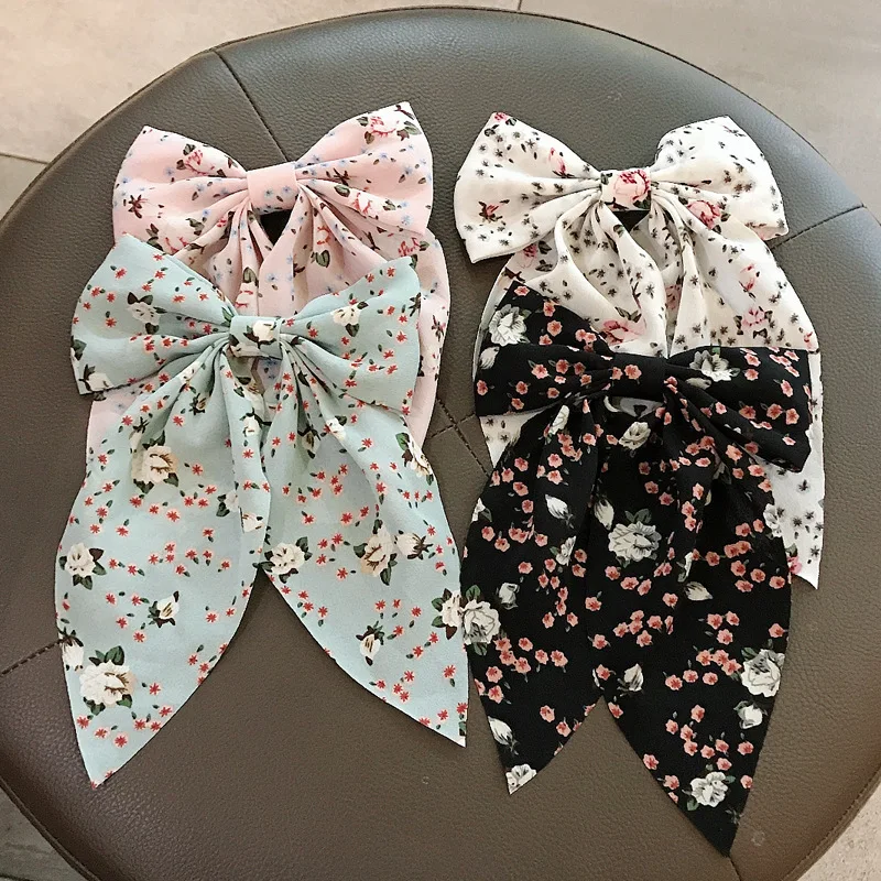 New Summer Vintage Print Flower Beach Bandana Hair Scarf Fashion Elastic Rubber Headbands for Women Girl Hair Accessories