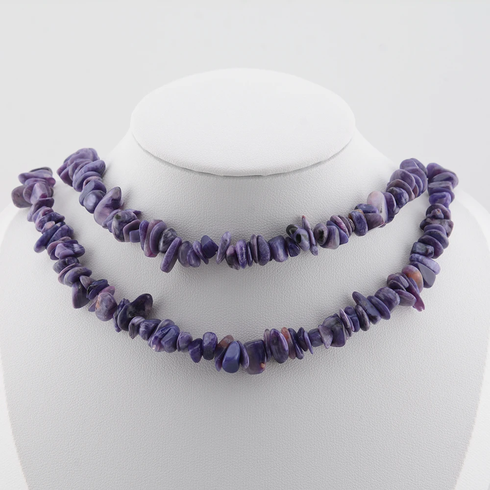 Natrural Nice Charoite Irregular Chip Beads 7mm-9mm DIY Bracelet/Necklace For Jewelry Making