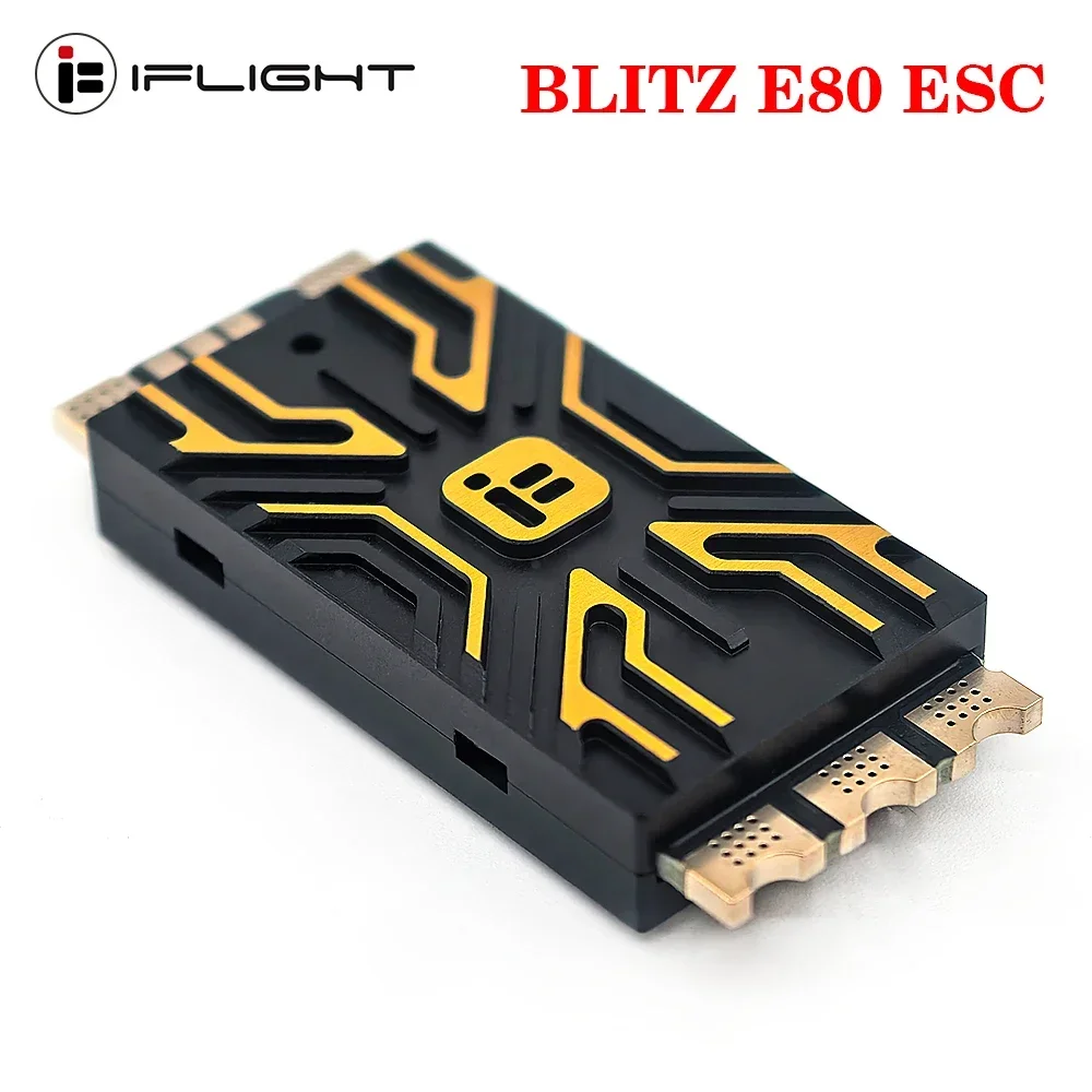 IFlight BLITZ E80 Single ESC BLHeli32 2-8S Lipo 32bit 48mHz DShot DShot150 /300 /600 /MultiShot /OneShot for RC FPV Drone