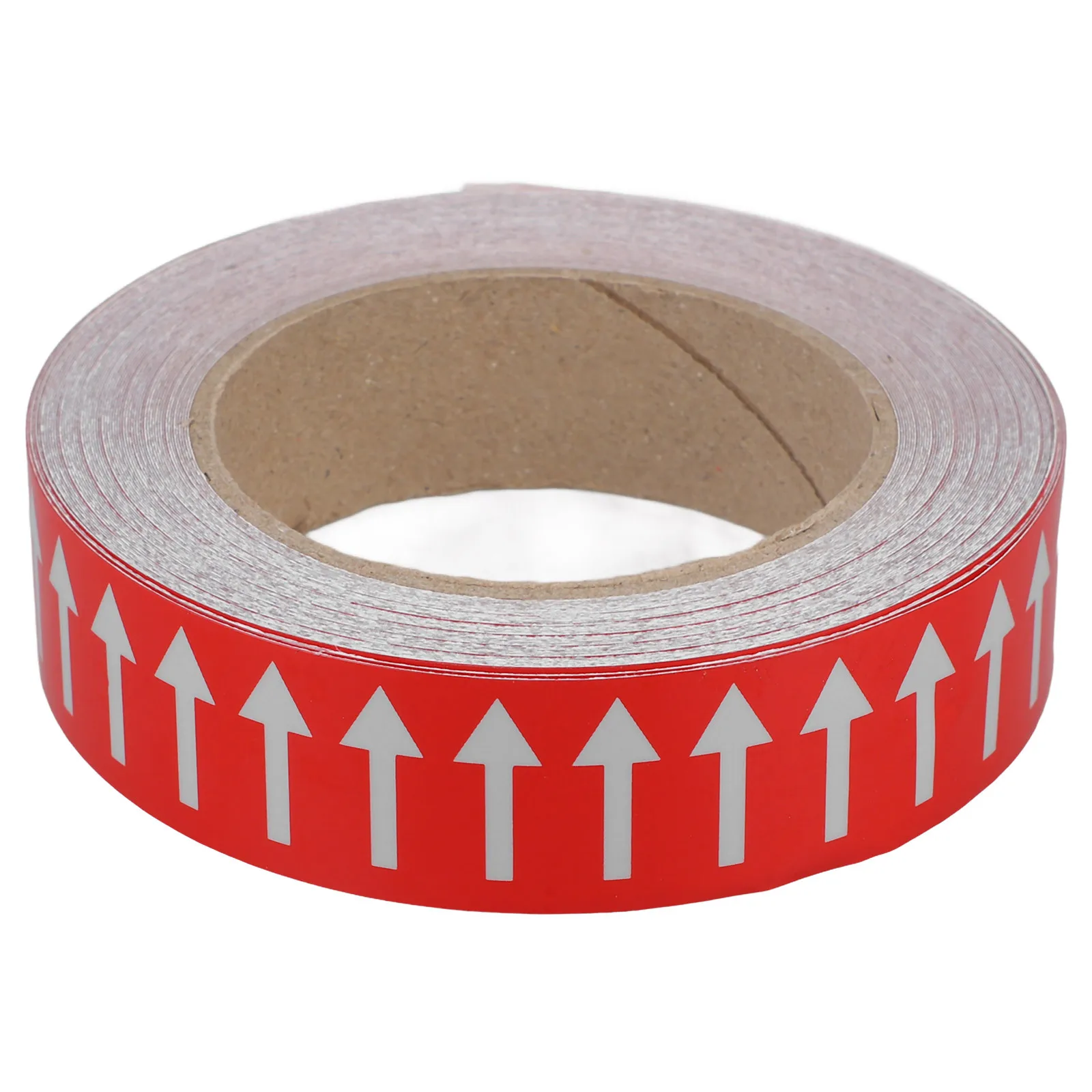 1 لفة الأنابيب بمناسبة ملصق عاكس السهم إشارة مائي للسلامة الصناعية ملصقات السهم الاتجاه الطابق جدار Ps