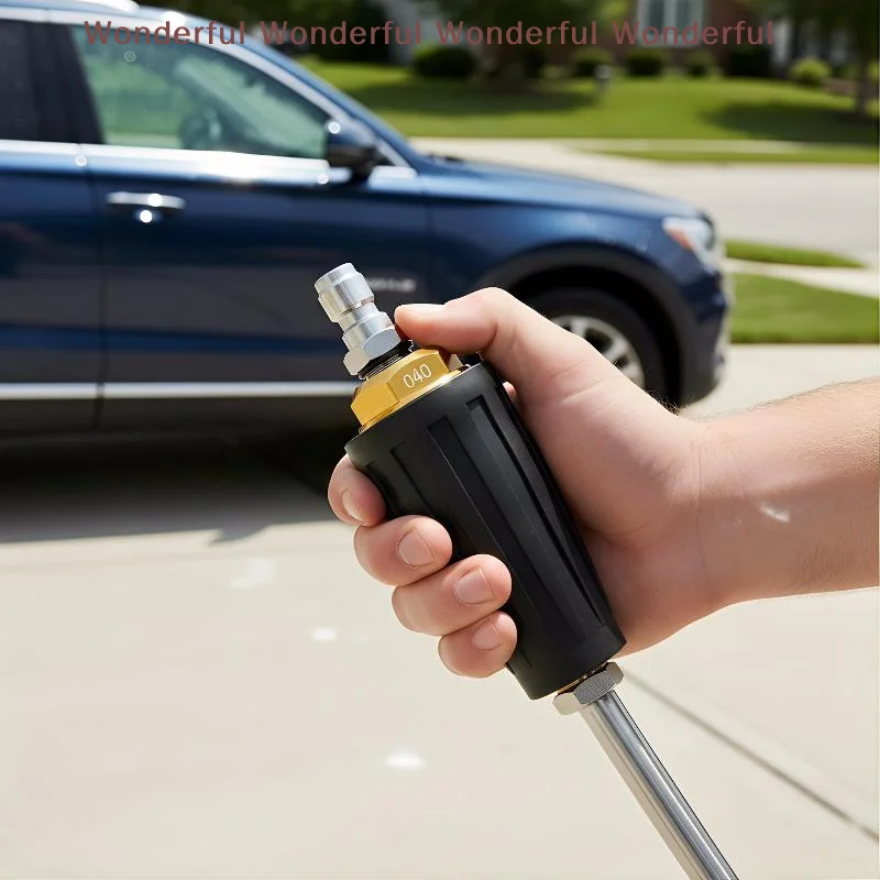 

Rotating Turbo Nozzle 1 4 Quick Connect High Pressure Washer 360 Degree for Powerful Outdoor Cleaning