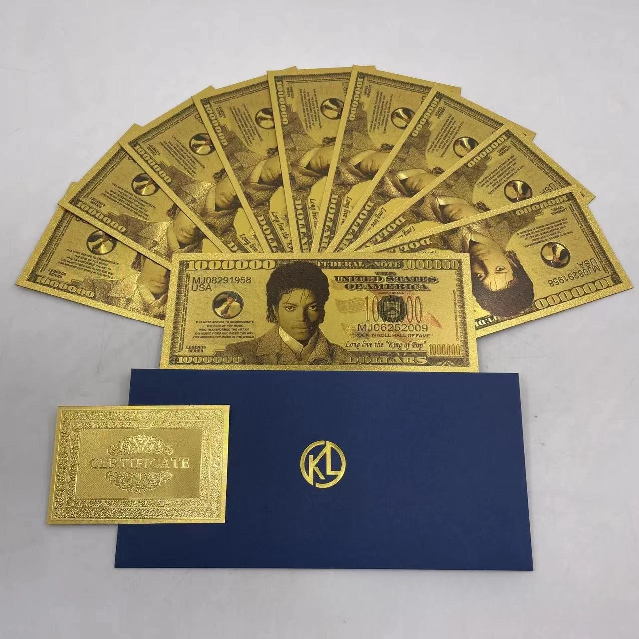 마이클 잭슨 기념 티켓 카드 - 수집가용 팬 기념품, 음악 애호가를 위한 감성적인 추억 선물