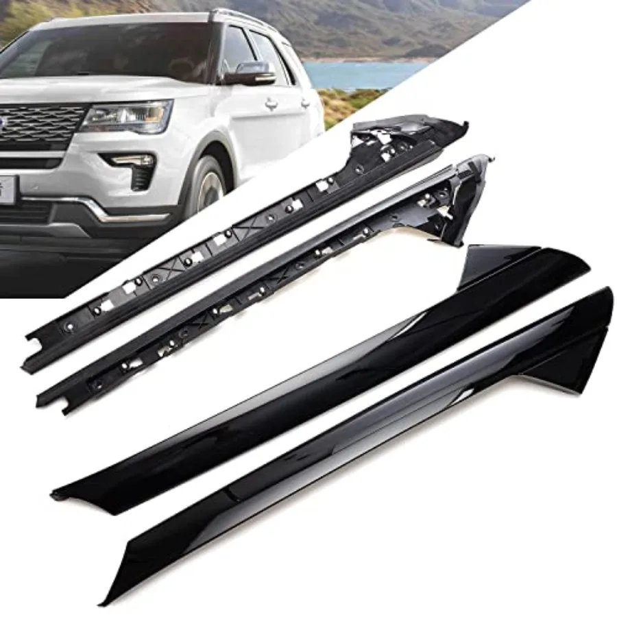 

Windshield A-Pillar Molding Trim Compatible with 2011-2019 Ford Explorer Replaces 926-450926-451 BB5Z7803137AA BB5Z7803145AA BB