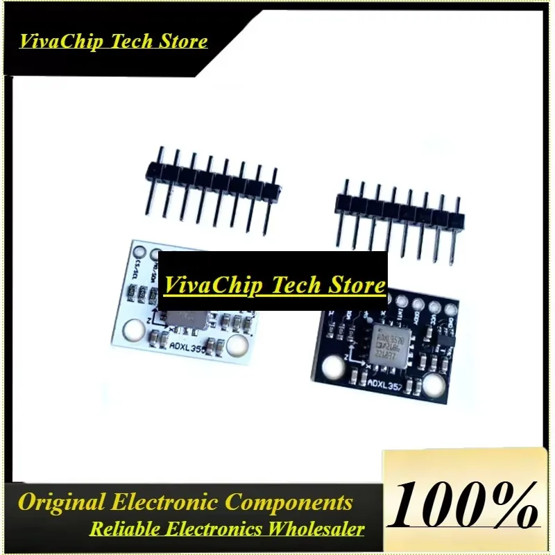 RoRuSADXL355  ADXL357Triaxial Accelerometer Sensor Module - Industrial-Grade, Low-Power, Digital Output