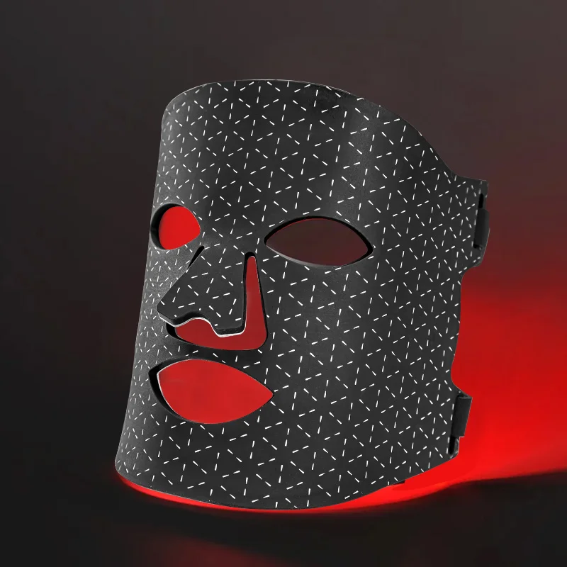 Infrared Light 630nm 830nm Skin Care Portable Silicone Red LED Light Therapy Facial LED Face Mask