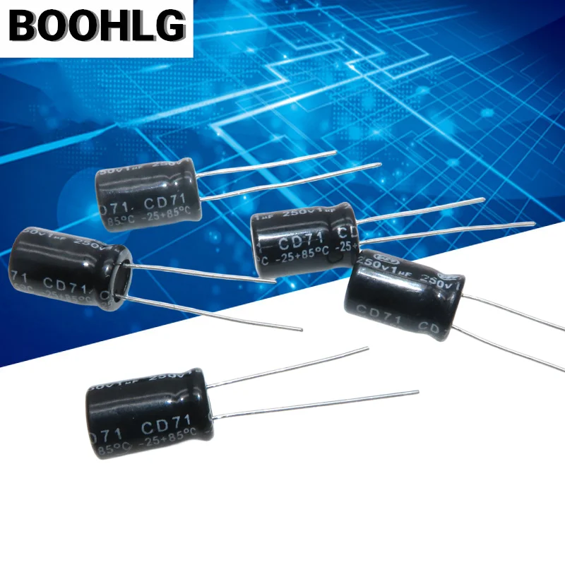 

10PCS ELUM 200v NP BP audio crossover non-polar aluminum electrolytic capacitor 250v 1uf 2.2uf 3.3uf 4.7uf 1.8uf 6X11mm 160V