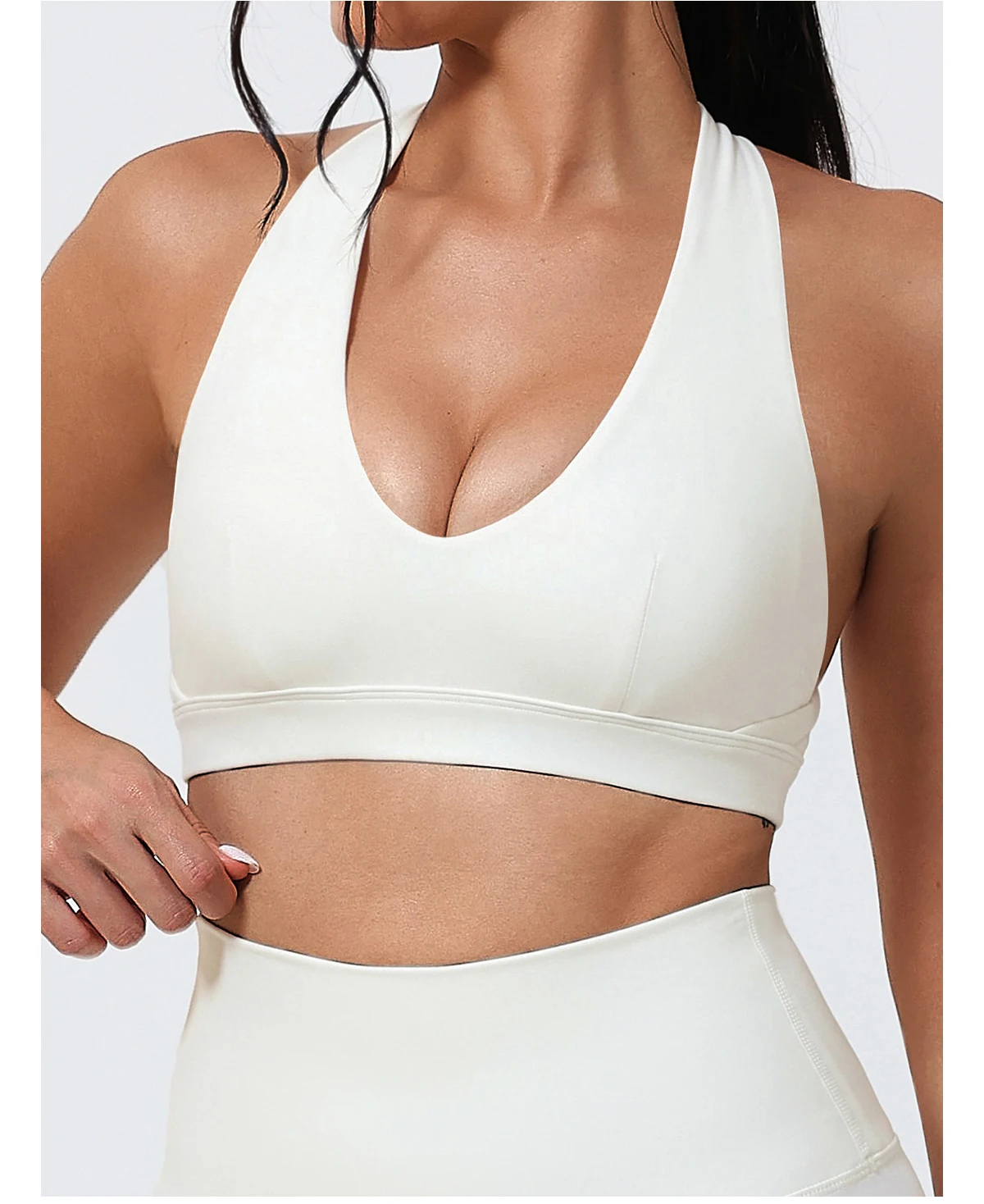 Hearuisavy Sommer-Sport-BH für Damen, Pilates, Yoga, Gymnastikunterwäsche, Laufen, stoßfest, atmungsaktiv, schnell trocknend, Fitness-Top für Mädchen – Detail 27