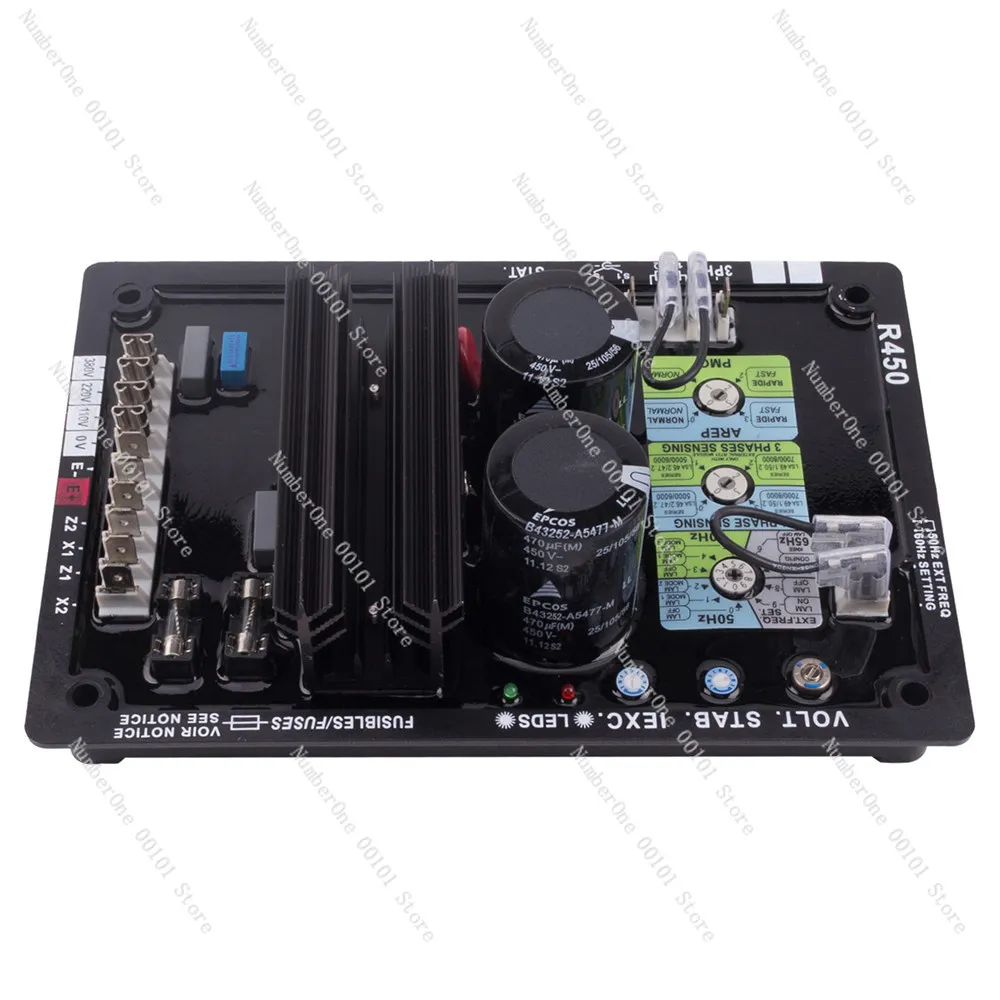 R450M R450T Generator AVR Voltage Regulator Stabilizer Board Automatic Voltage Adjustment Control Panel Replacement Parts