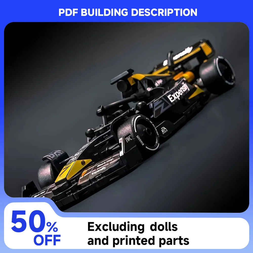 

New Speed ​​City MOC APX GP Competitive Racing Building Blocks DIY Modular Assembly Model Children's Toy Boy Birthday Gift Set