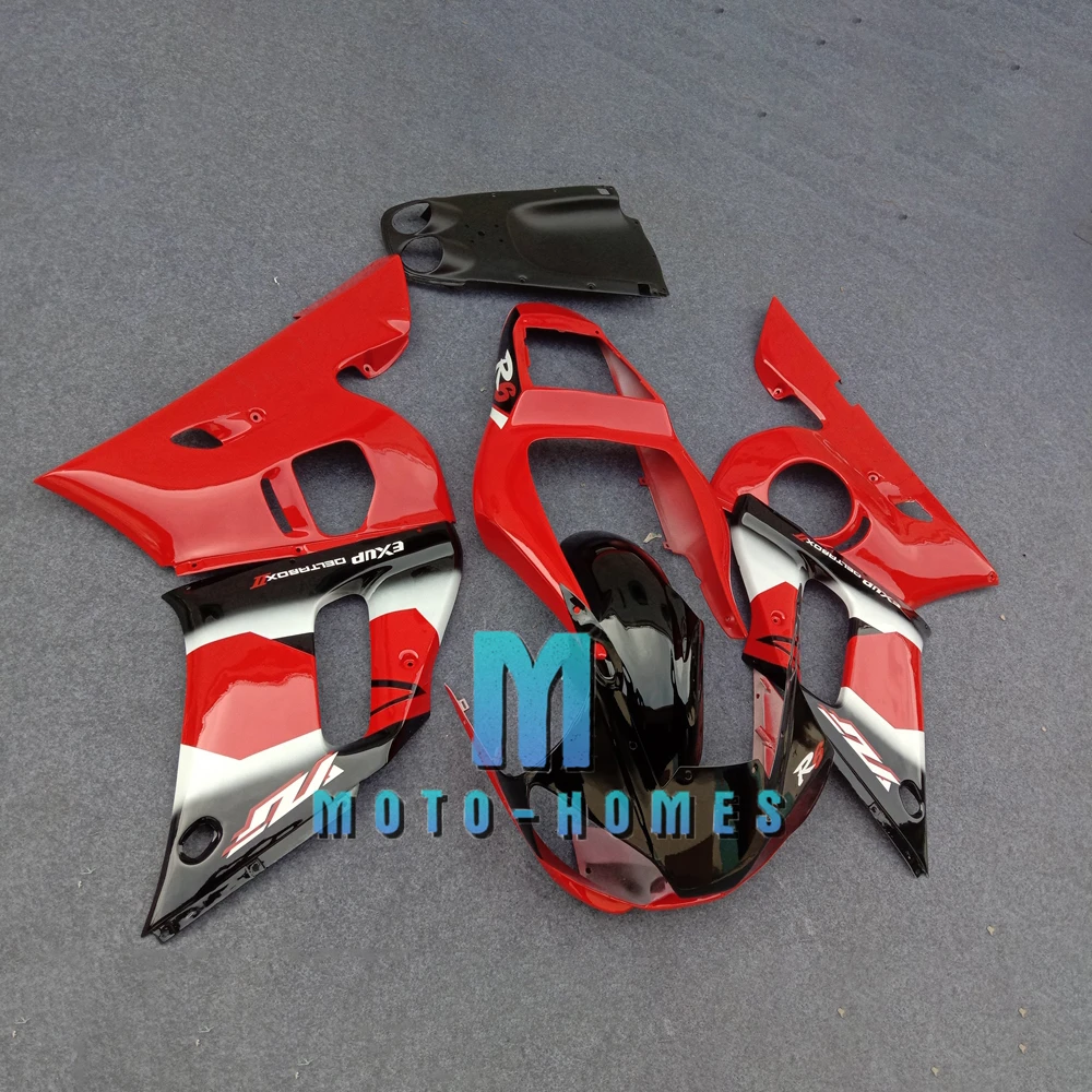 High Quality Fairings Kit YZF-R6 98 99 00 01 02 for YAMAHA YZF R6 1998-2002 Road Sport Wrecked Rebuild Bike 100% Fit Injection