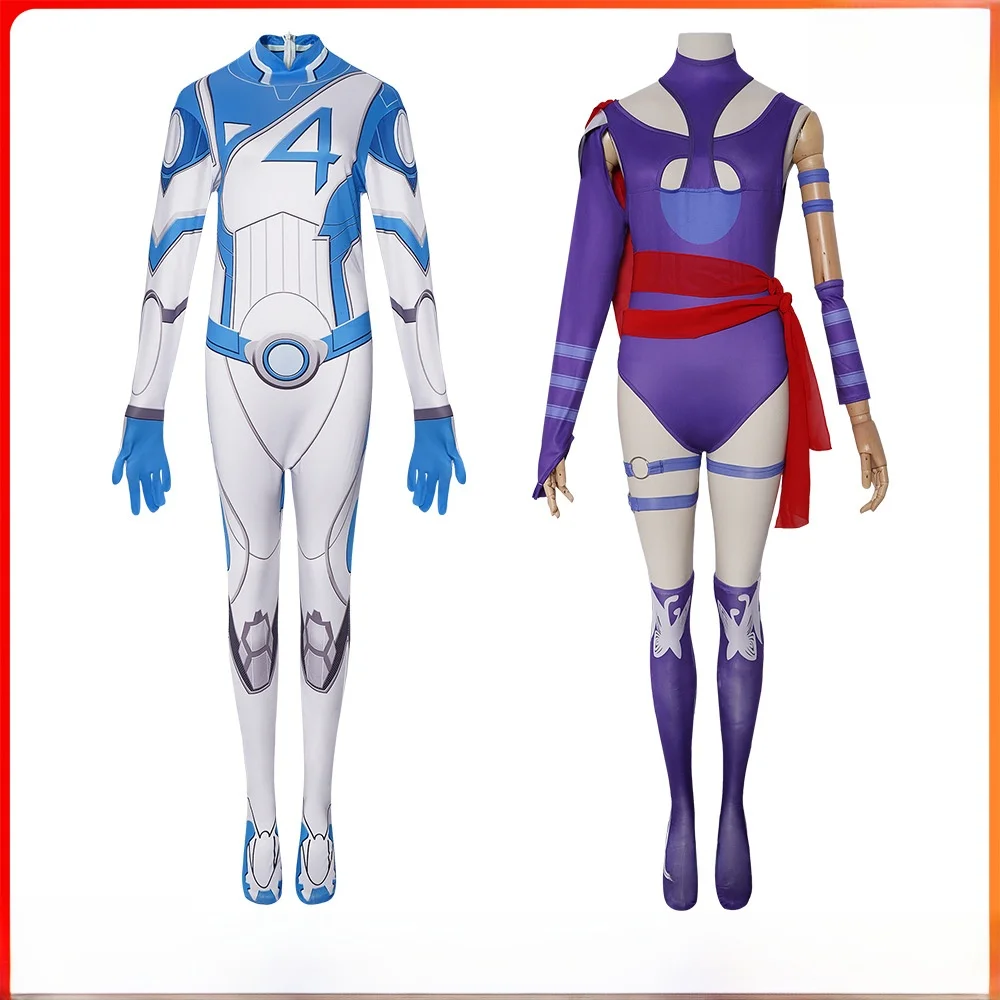 

Invisible Women's Cosplay Suit loween Stage Costume One-Piece Suit Role-Plang Faionable Polyester Fiber Lingerie