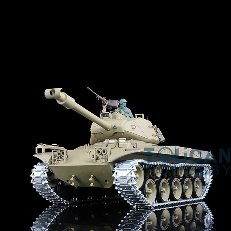 HENG LONG 1/16 Scale RTR 7.0 Upgraded Walker Bulldog RC Tank 3839 Metal Tracks Steel Gearbox Smoke Unit BB Shooting Toys TH17326