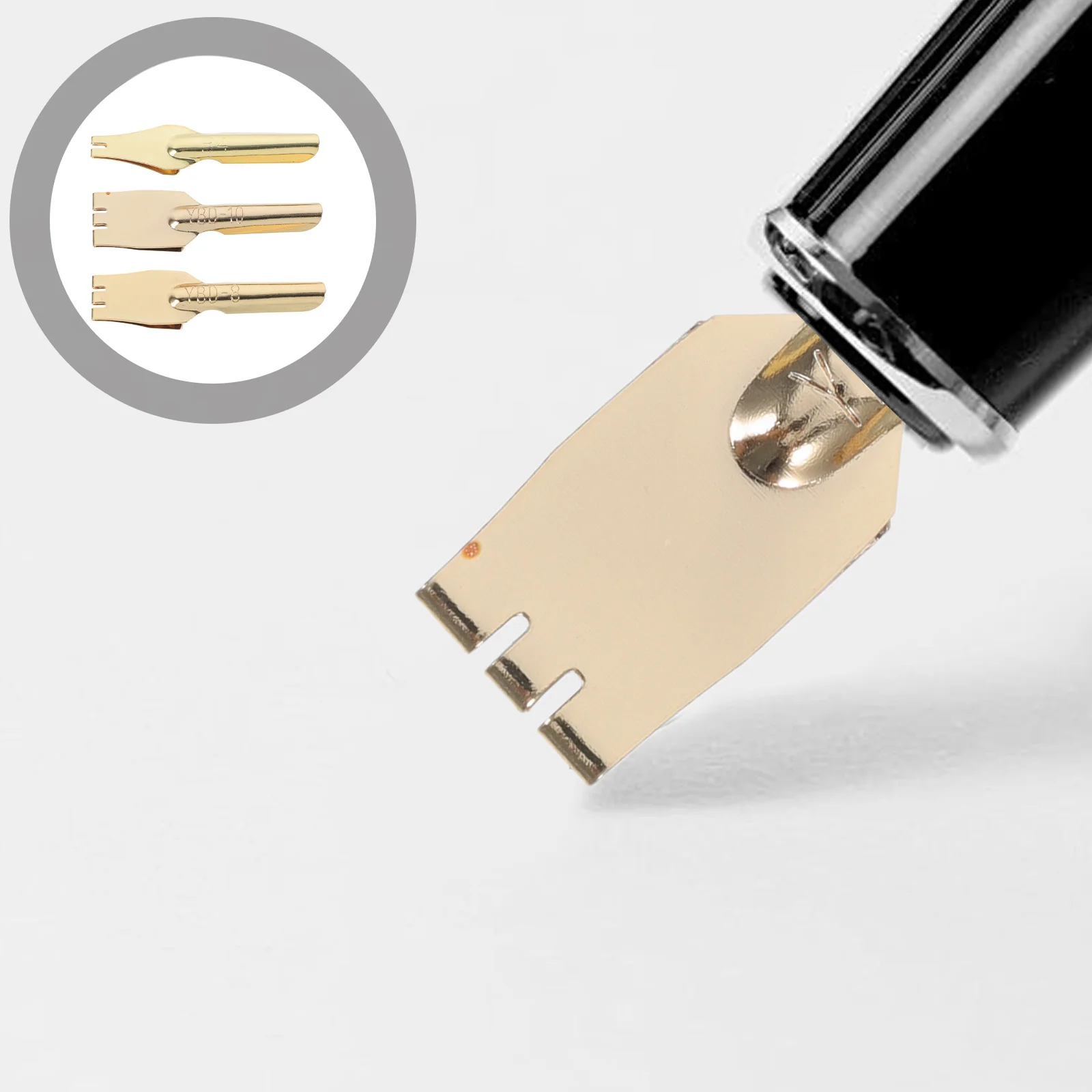 

3Pcs Calligraphy Nibs Set Sturdy Wear Resistant Pen Tips for Fountain Pens Practice Artwork Handwriting Tools