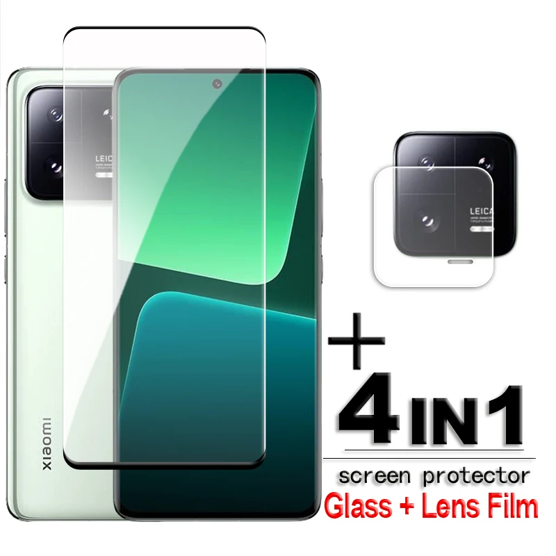 For Xiaomi 13 Pro Glass 3D Full Cover Curved Screen Protector For Xiaomi 12 12X 12S Pro Tempered Glass Xiaomi 13 Pro Lens Film