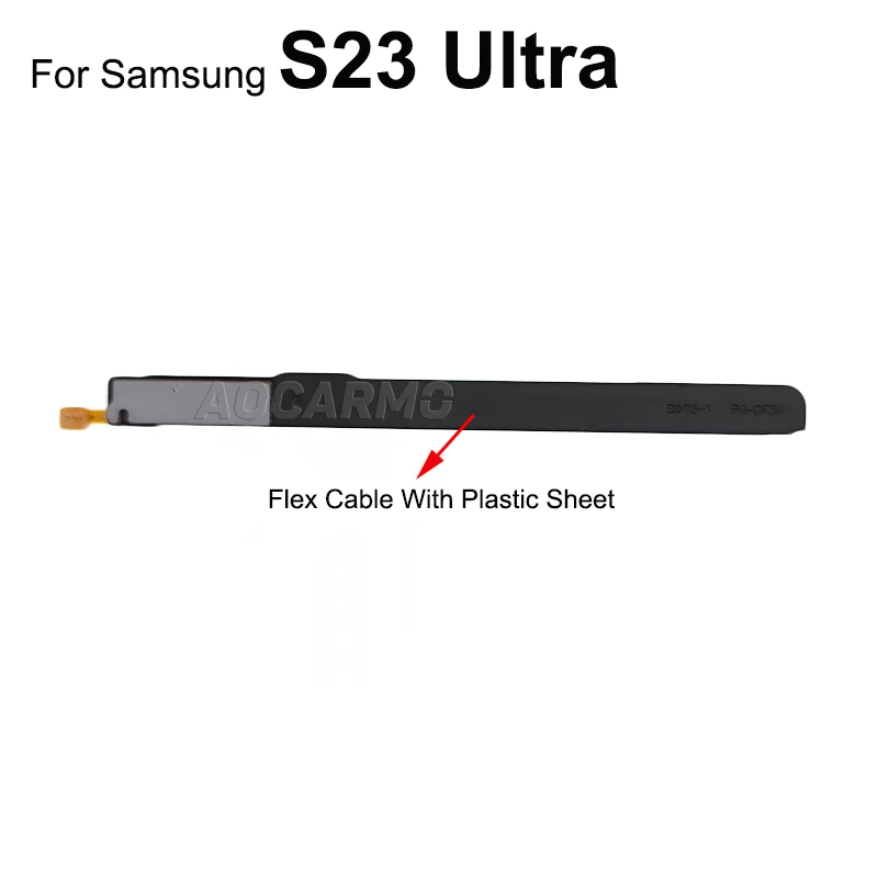 Aocarmo Stylus Touch S Pen الكابلات المرنة اللاسلكية التعريفي لفائف مع لوحة بلاستيكية لسامسونج غالاكسي S23 S24 S22 Ultra S23U S24u