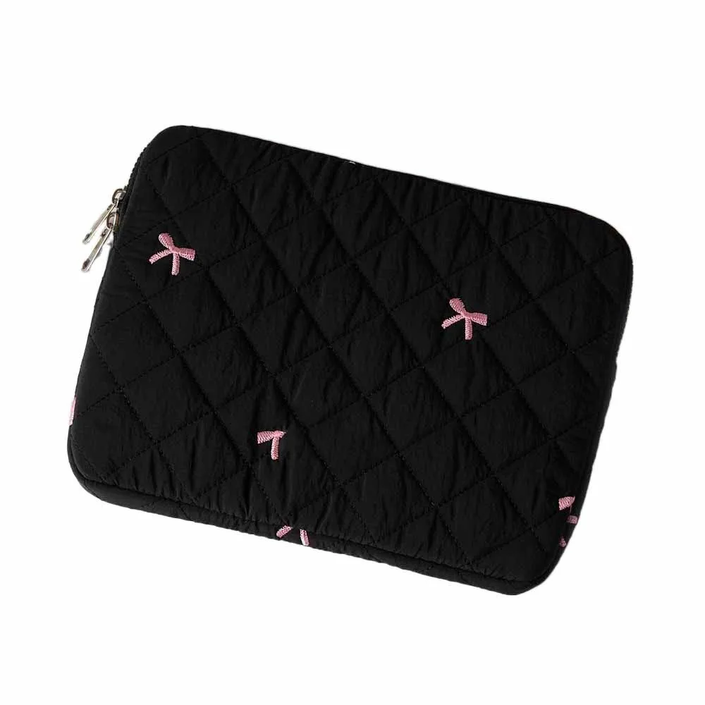 

Милая сумка для хранения ноутбука с вышивкой INS, корейский стиль, сумка для компьютера с бантом, противоударный чехол для ноутбука с бантом, рабочий