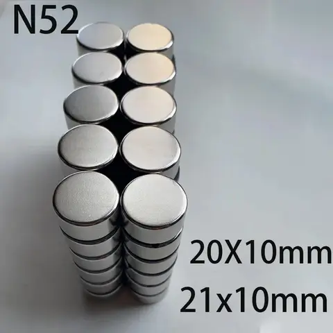 N52 20x10 21X10 자석 부스터 라운드 검색 자기 Ebike 냉장고 모터 발전기 엔진 Diy 프로젝트 맞춤형 dropshipping